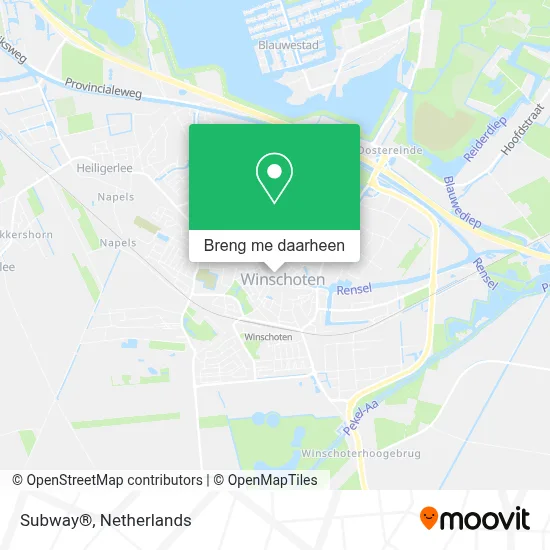 Subway® kaart