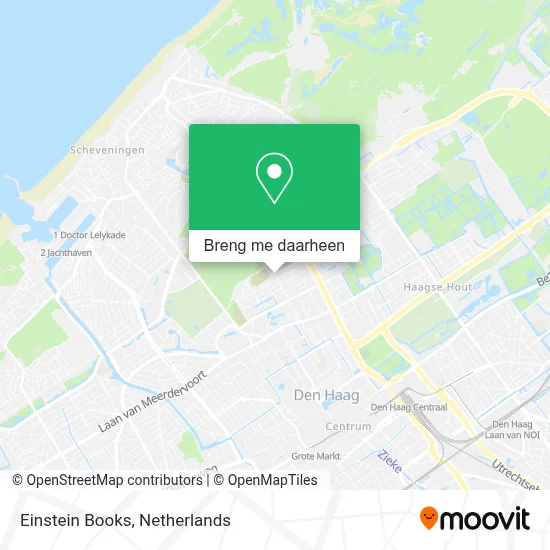 Einstein Books kaart