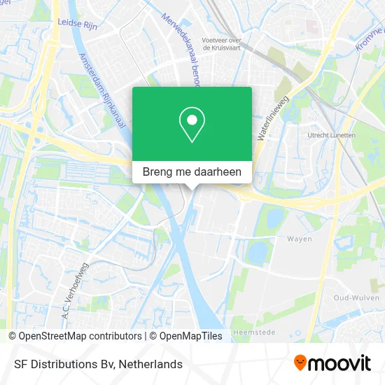 SF Distributions Bv kaart