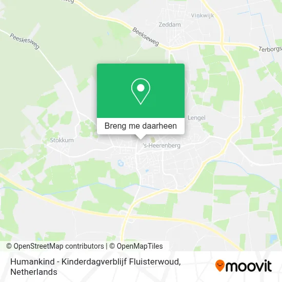 Humankind - Kinderdagverblijf Fluisterwoud kaart