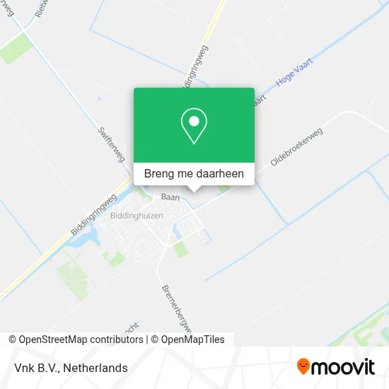 Vnk B.V. kaart