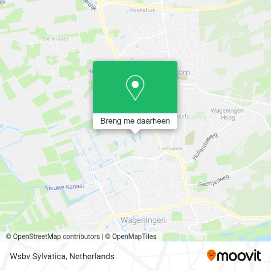 Wsbv Sylvatica kaart