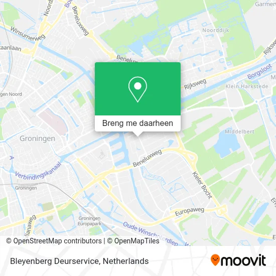 Bleyenberg Deurservice kaart