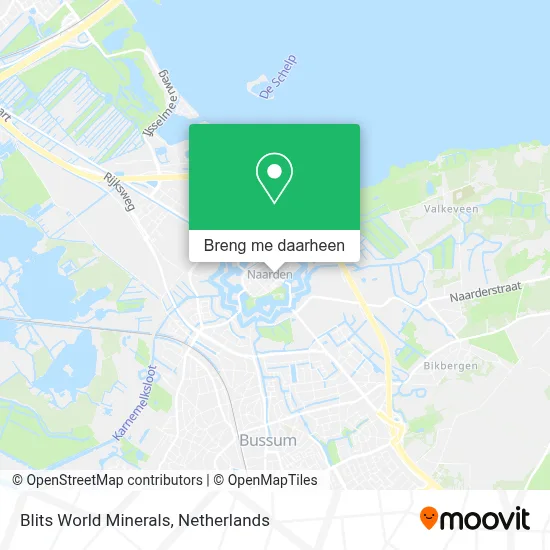 Blits World Minerals kaart