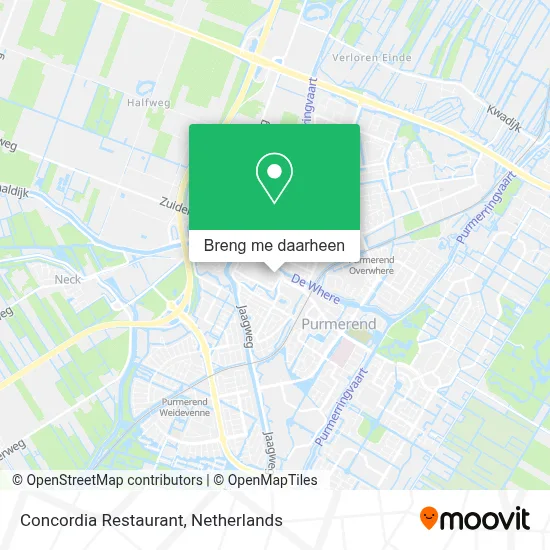 Concordia Restaurant kaart