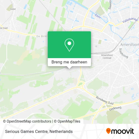 Serious Games Centre kaart