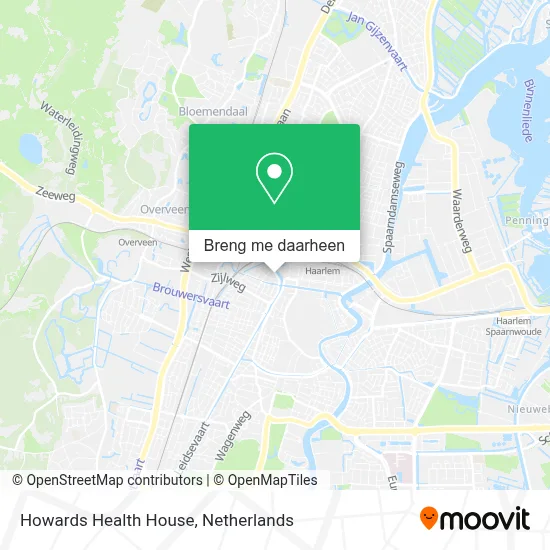 Howards Health House kaart