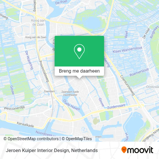 Jeroen Kuiper Interior Design kaart