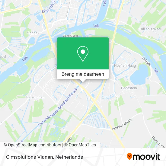 Cimsolutions Vianen kaart