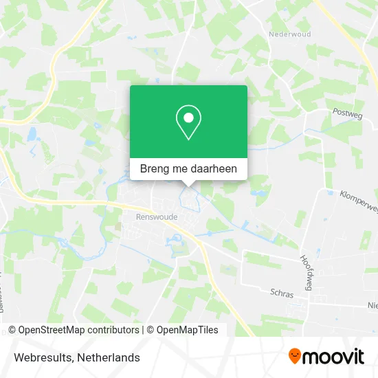 Webresults kaart