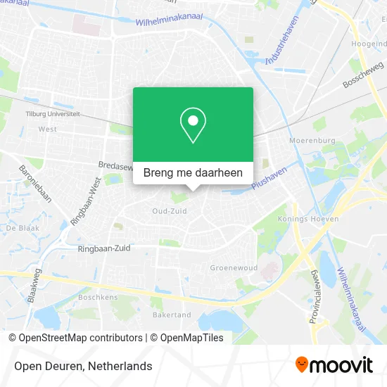 Open Deuren kaart