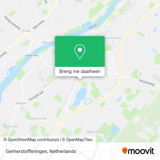 Gerherstofferingen kaart