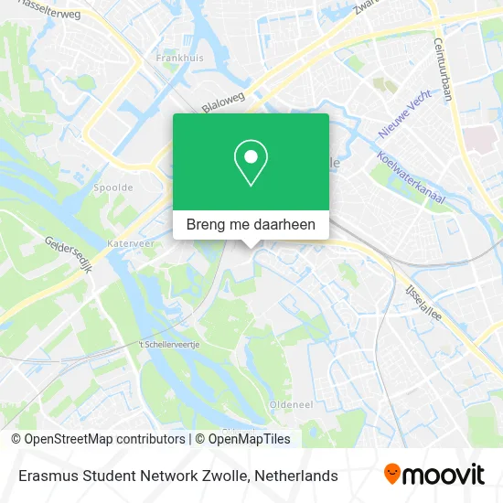 Erasmus Student Network Zwolle kaart