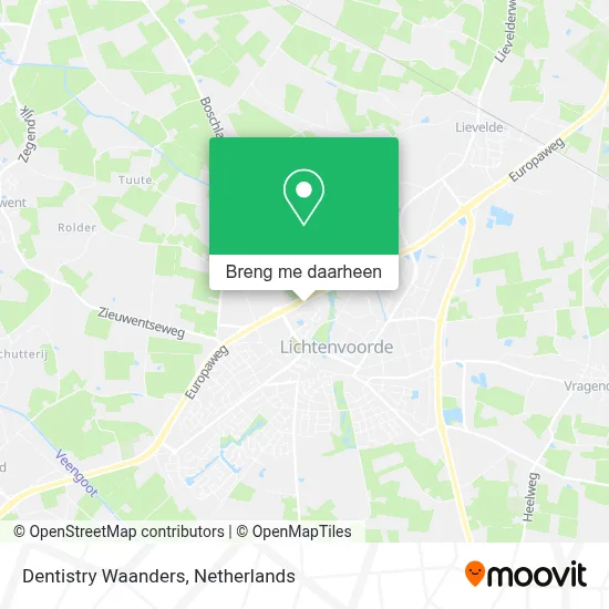 Dentistry Waanders kaart