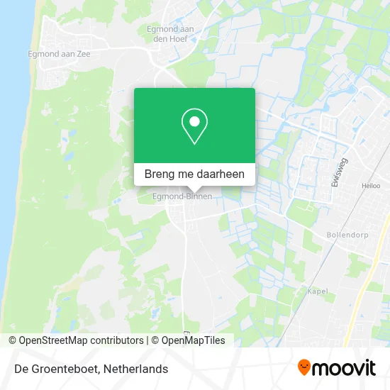 De Groenteboet kaart
