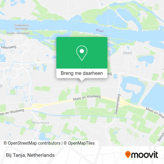 Bij Tanja kaart