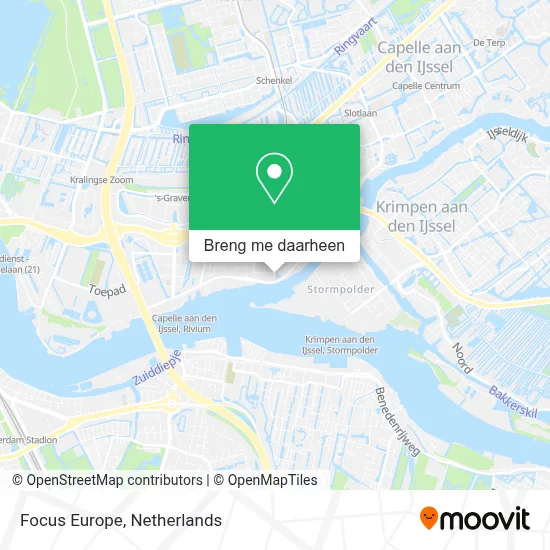 Focus Europe kaart