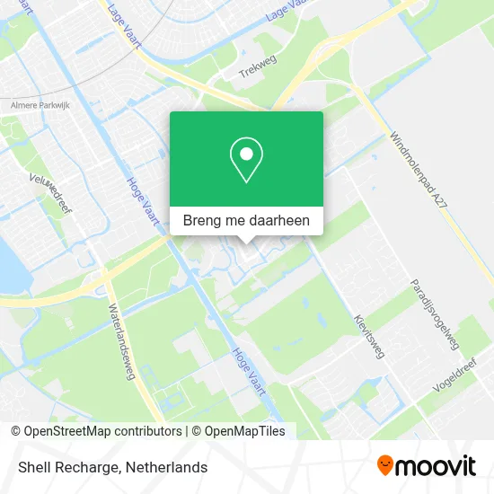 Shell Recharge kaart
