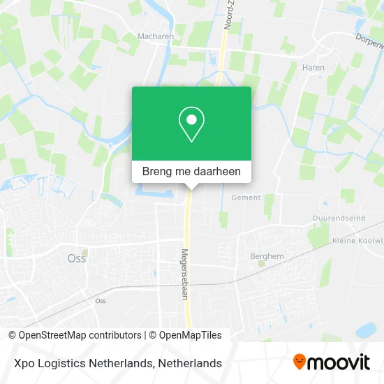 Xpo Logistics Netherlands kaart