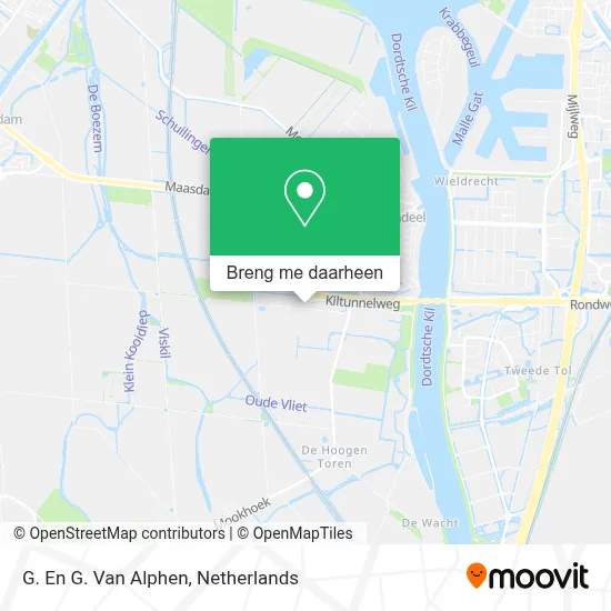 G. En G. Van Alphen kaart