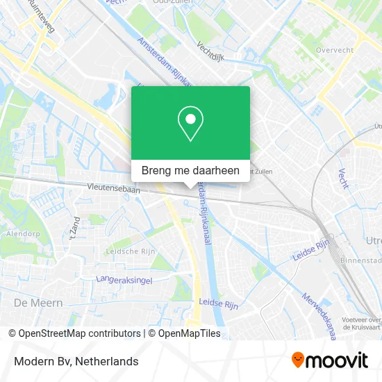 Modern Bv kaart