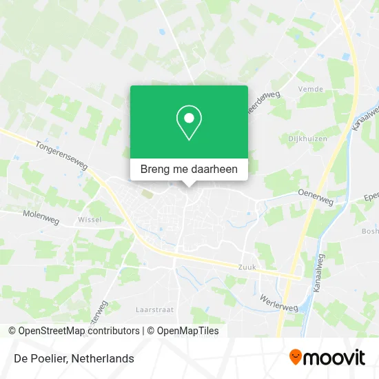 De Poelier kaart