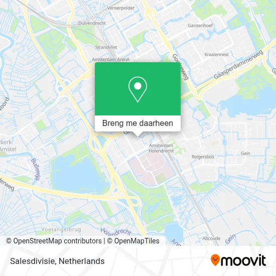 Salesdivisie kaart