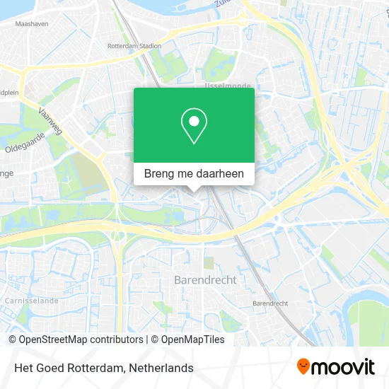 Het Goed Rotterdam kaart