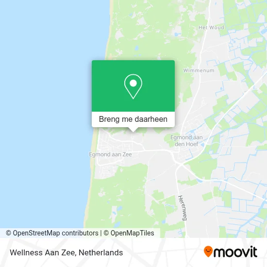 Wellness Aan Zee kaart