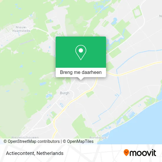 Actiecontent kaart