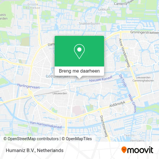 Humaniz B.V. kaart