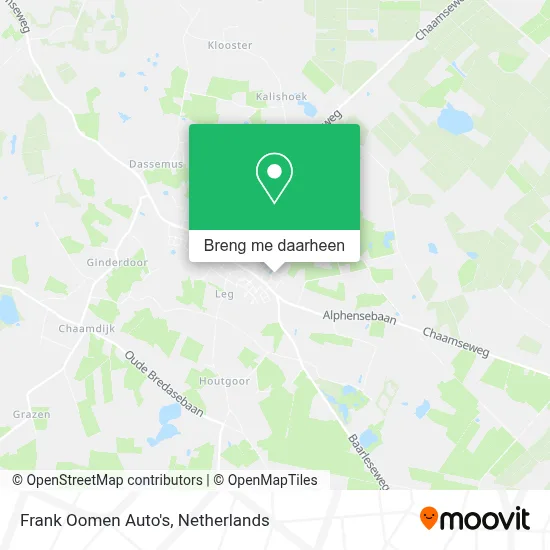 Frank Oomen Auto's kaart