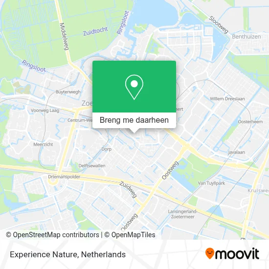 Experience Nature kaart