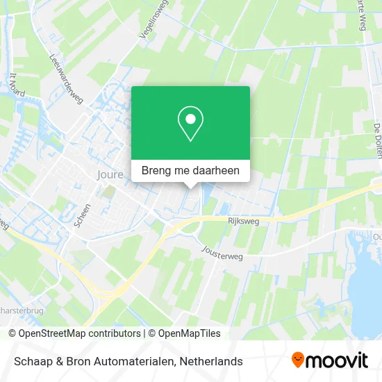 Schaap & Bron Automaterialen kaart