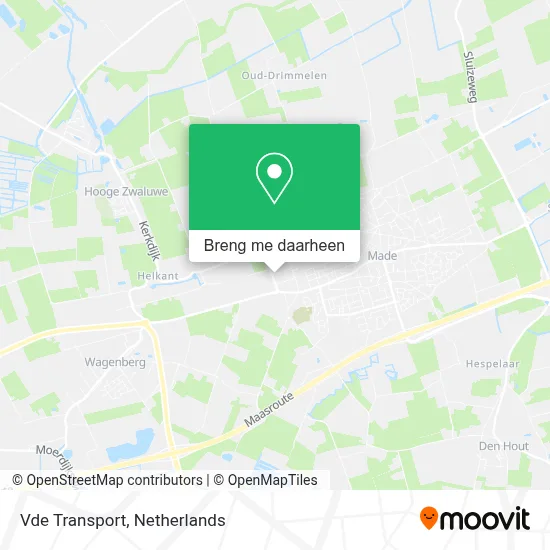 Vde Transport kaart