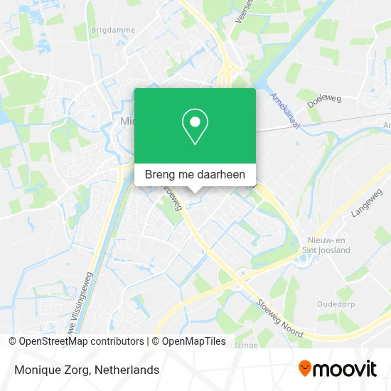 Monique Zorg kaart