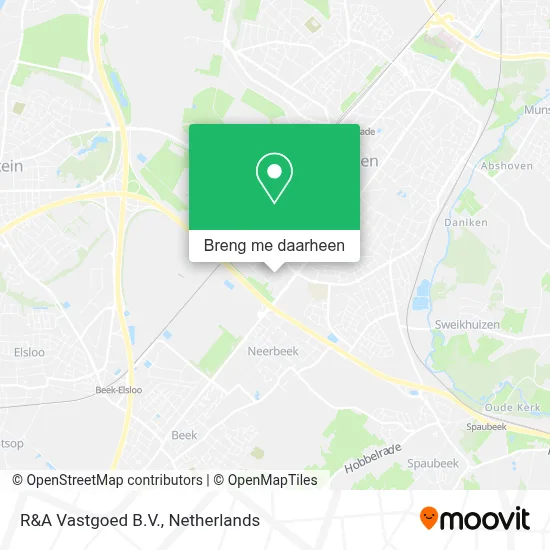 R&A Vastgoed B.V. kaart