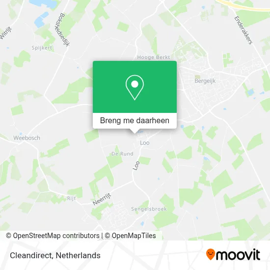 Cleandirect kaart