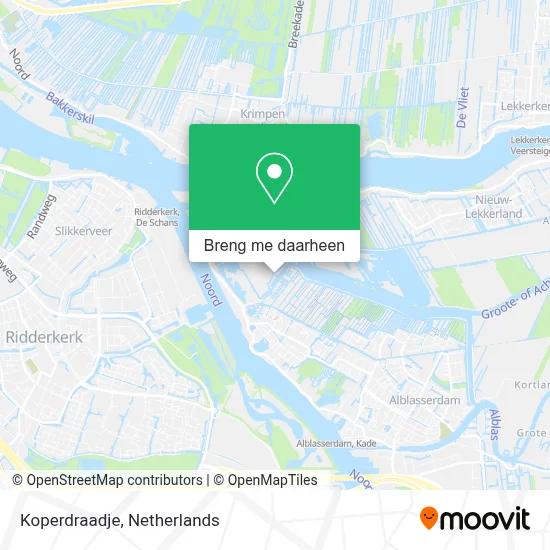 Koperdraadje kaart