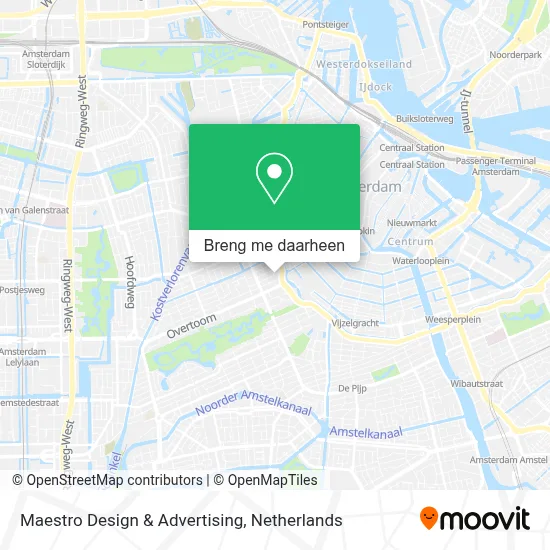Maestro Design & Advertising kaart