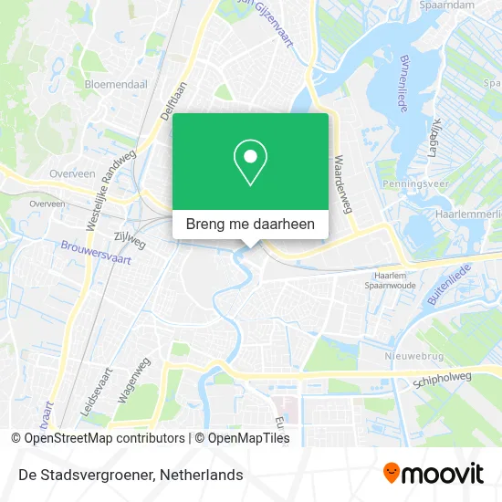 De Stadsvergroener kaart