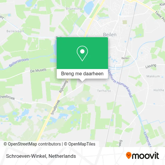 Schroeven-Winkel kaart