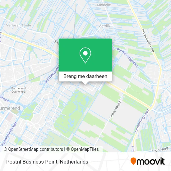 Postnl Business Point kaart