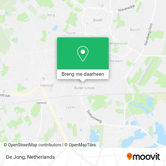De Jong kaart