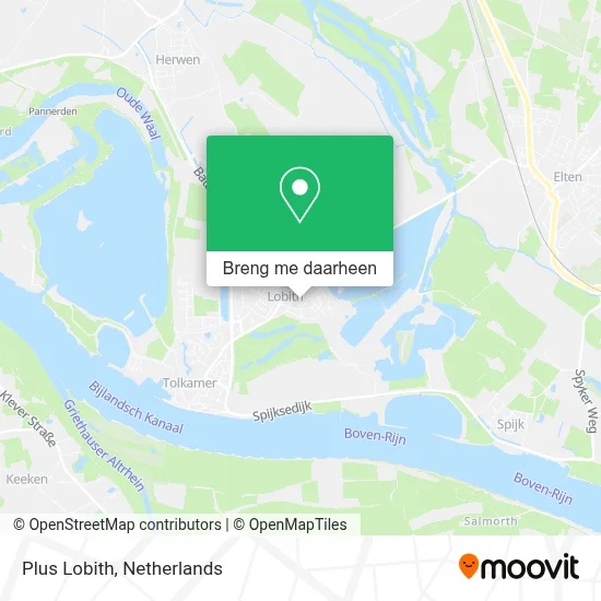 Plus Lobith kaart