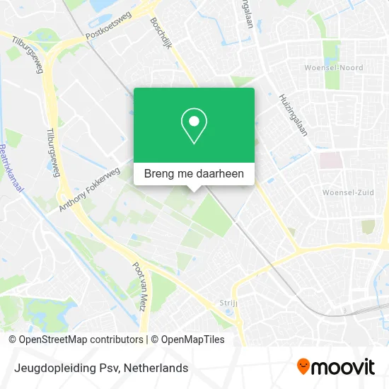 Jeugdopleiding Psv kaart