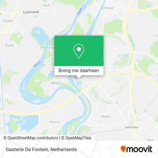 Gasterie De Fontein kaart