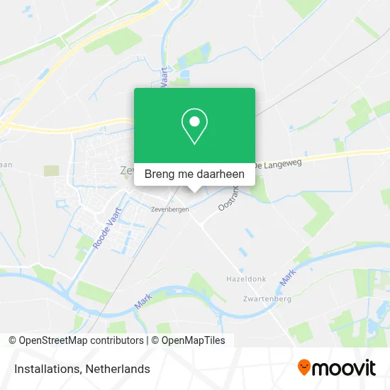 Installations kaart
