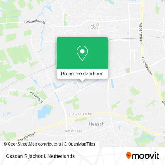 Osscan Rijschool kaart