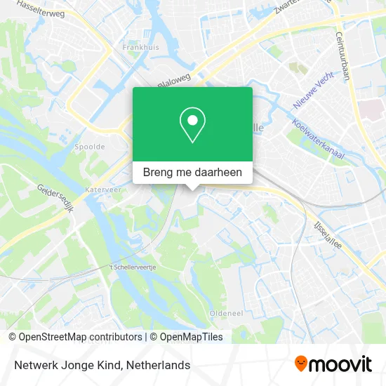 Netwerk Jonge Kind kaart